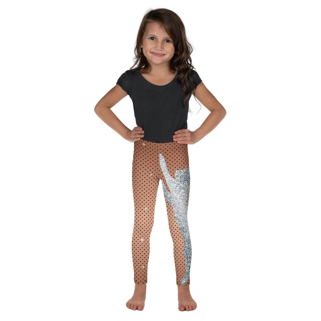 Sequin Mesh Kid's Leggings