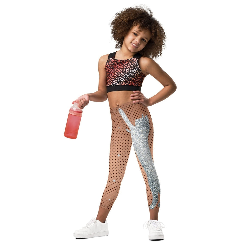Sequin Mesh Kid's Leggings