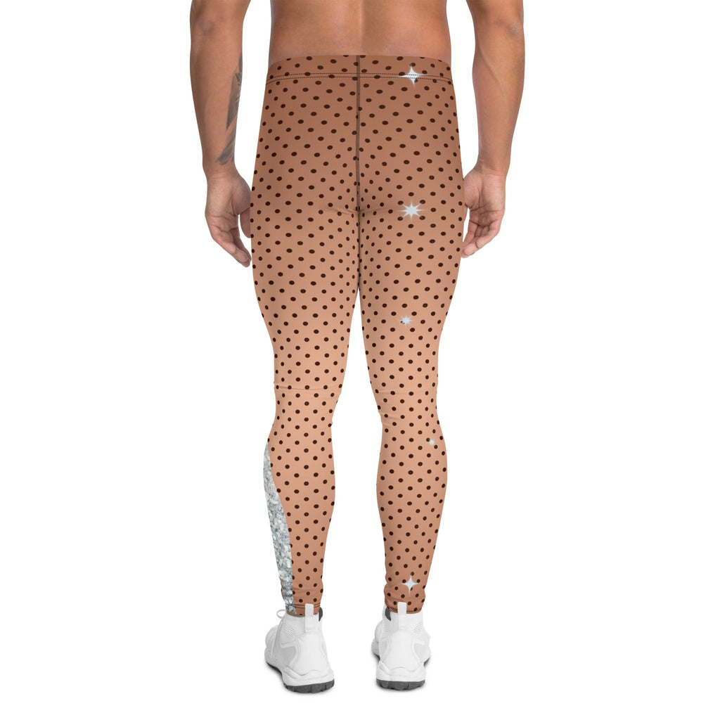 Sequin Mesh Men's Leggings