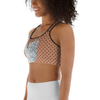 Sequin Mesh Sports Bra