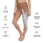 Sequin Mesh Yoga Capris