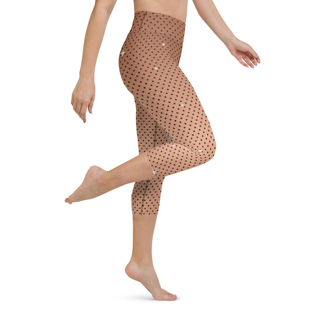 Sequin Mesh Yoga Capris