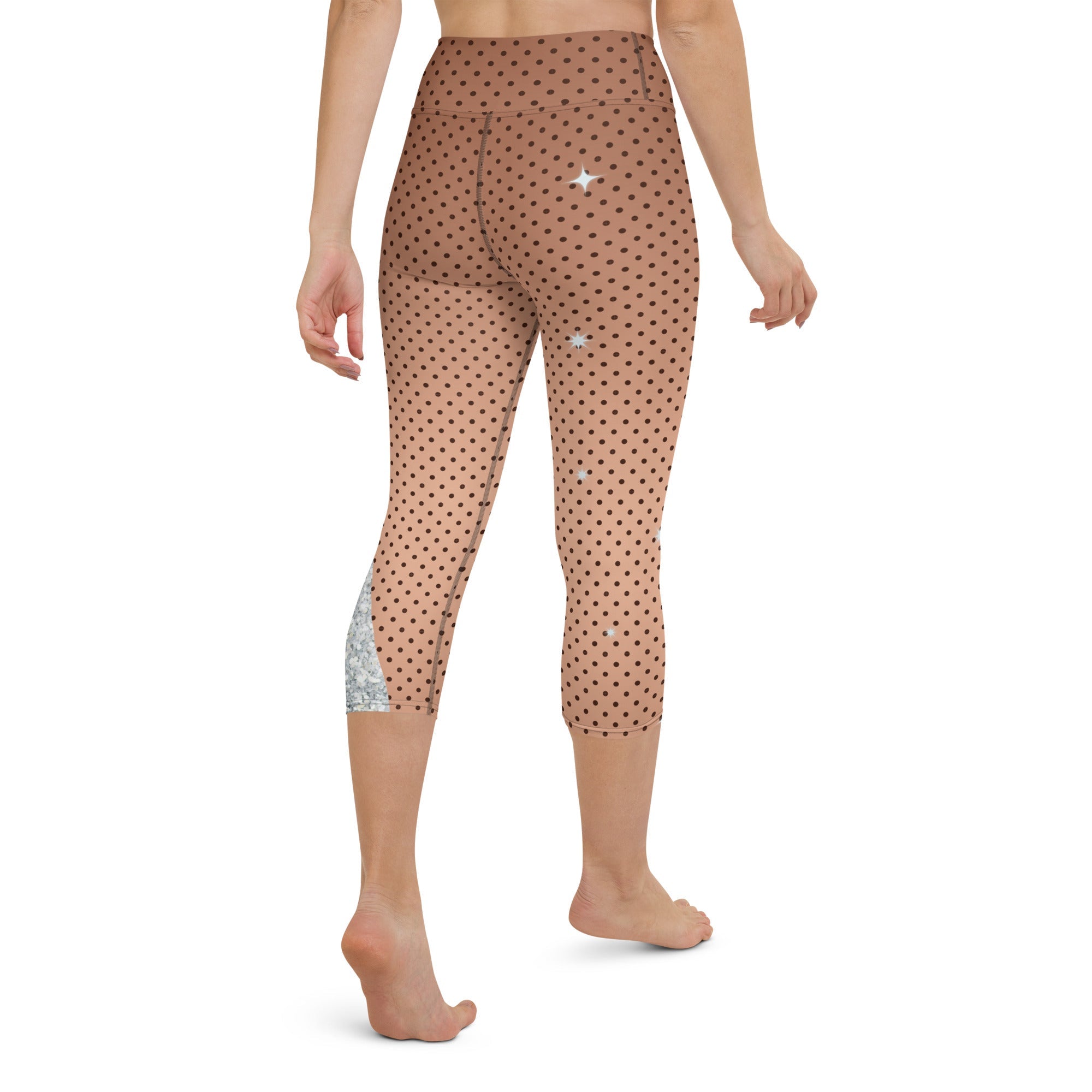 Sequin Mesh Yoga Capris