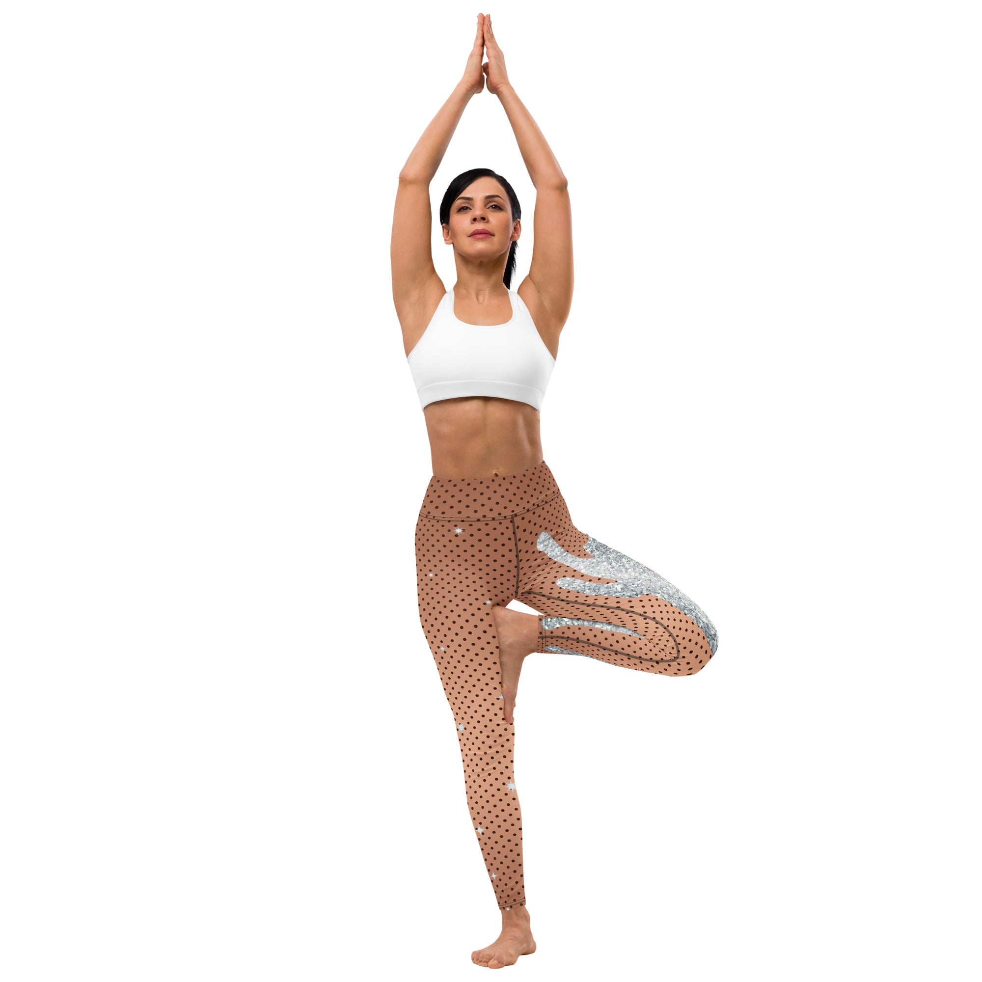 Sequin Mesh Yoga Leggings