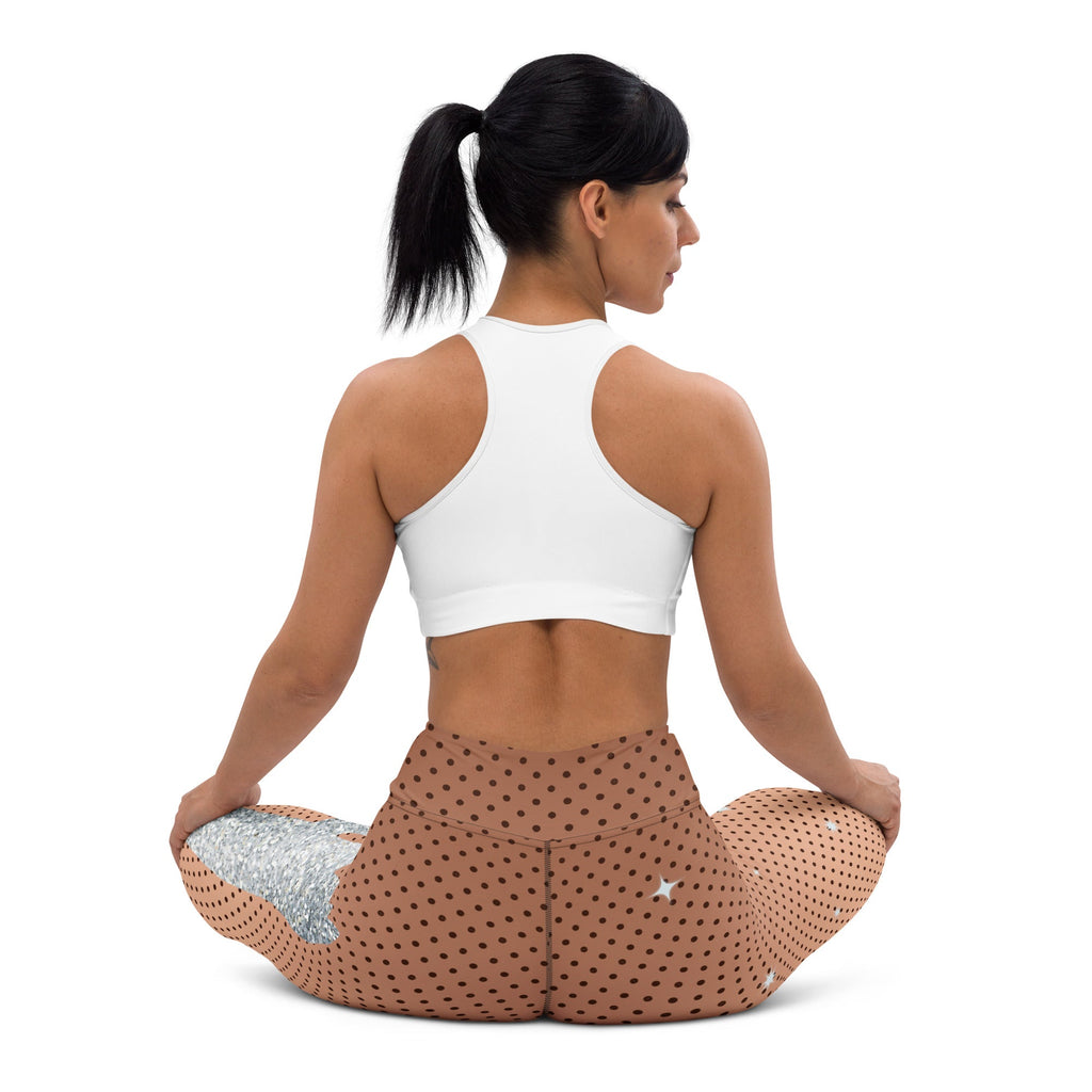 Sequin Mesh Yoga Leggings