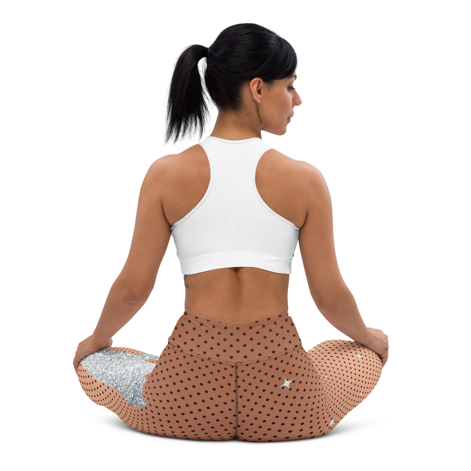 Sequin Mesh Yoga Leggings
