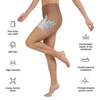 Sequin Mesh Yoga Shorts