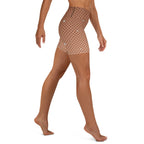 Sequin Mesh Yoga Shorts