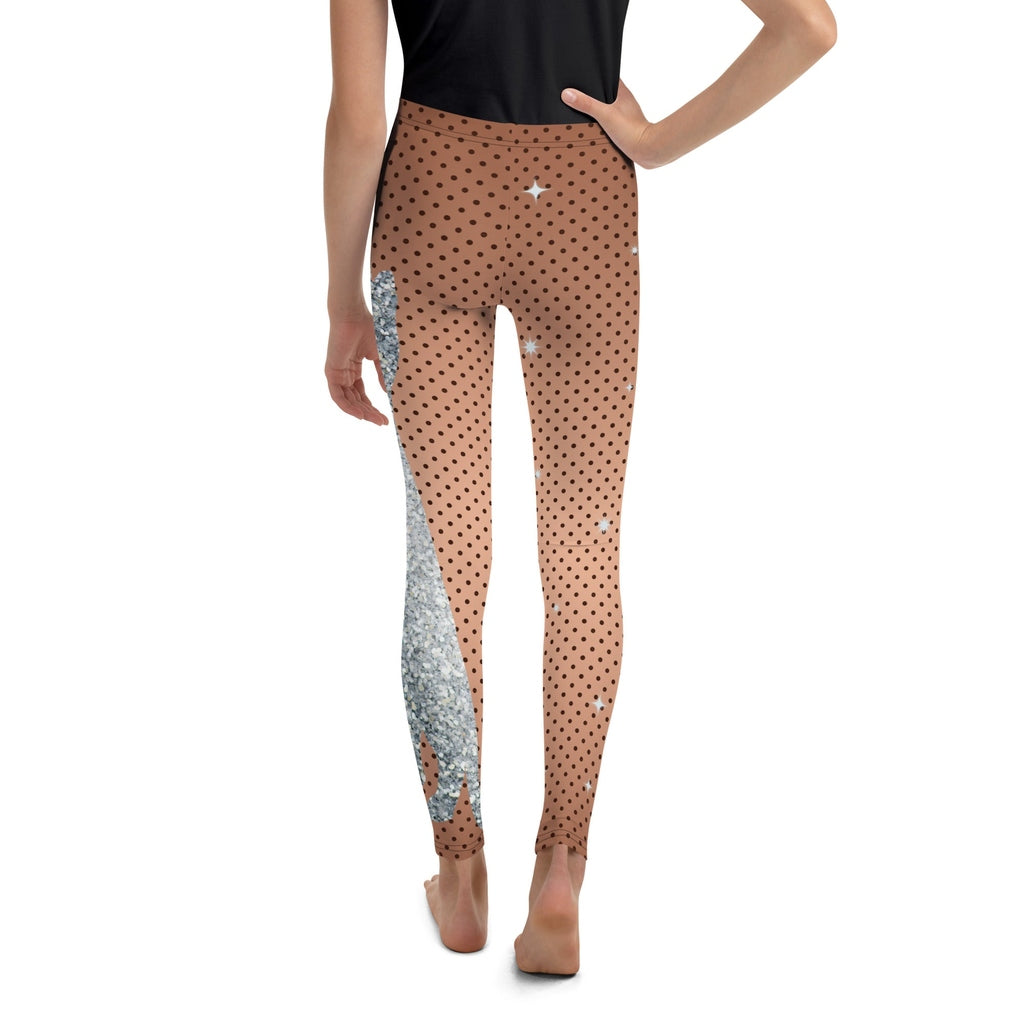 Sequin Mesh Youth Leggings