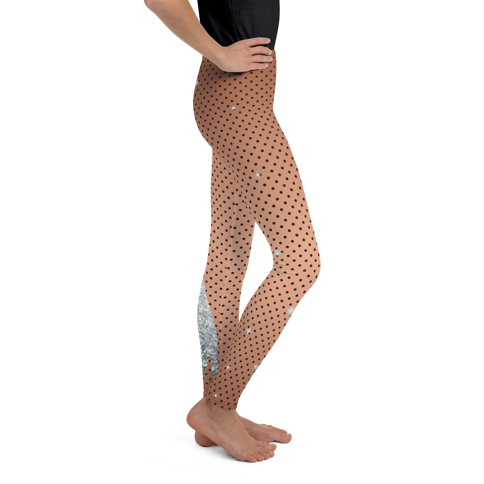 Sequin Mesh Youth Leggings