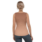 Sequin Print Mesh Tank Top