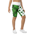 Shamrock & Tartan Biker Shorts
