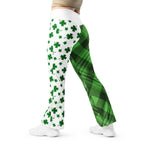 Shamrock & Tartan Flare Leggings