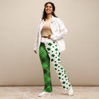 Shamrock & Tartan Flare Leggings