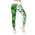 Shamrock & Tartan Leggings With Pockets