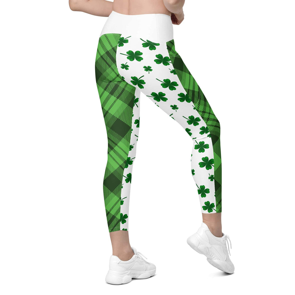 Shamrock & Tartan Leggings With Pockets