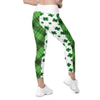 Shamrock & Tartan Leggings With Pockets