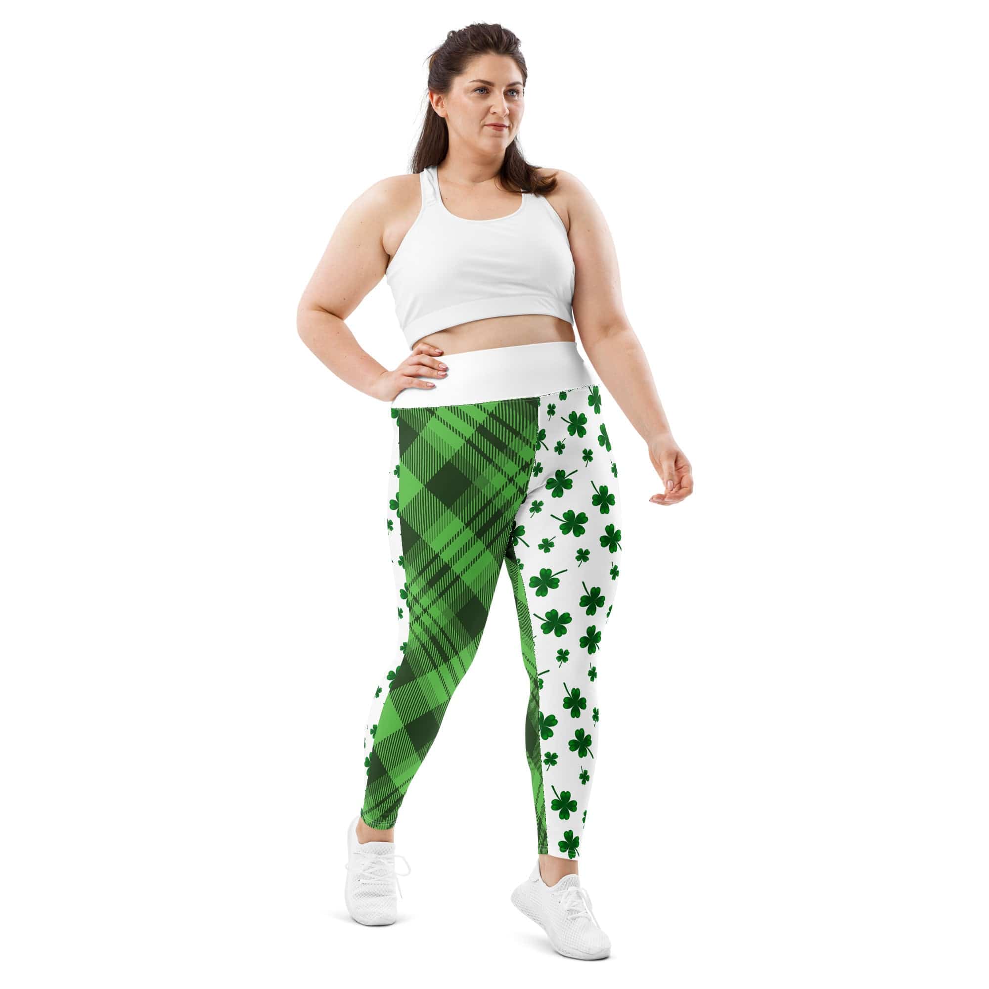 Shamrock & Tartan Plus Size Leggings