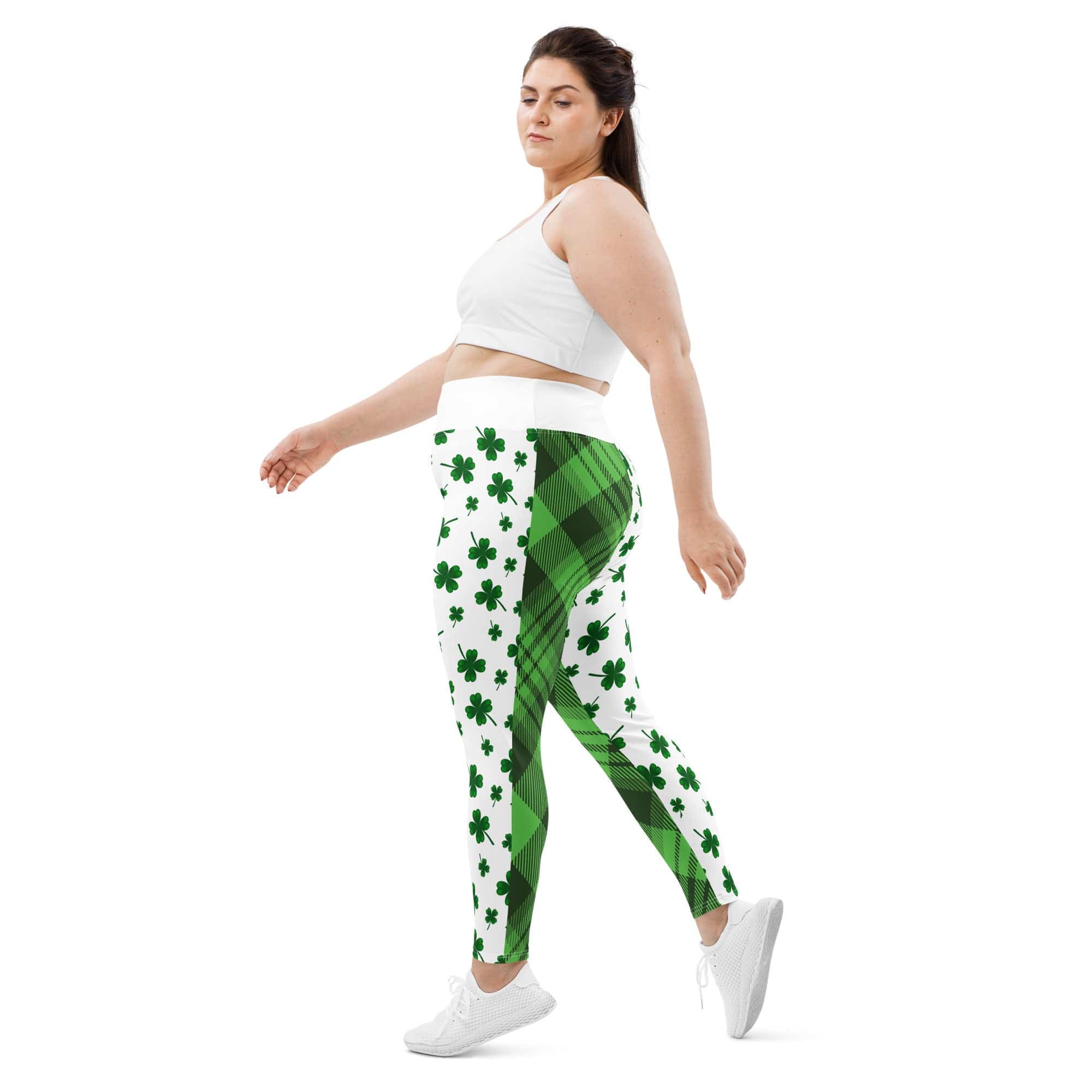 Shamrock & Tartan Plus Size Leggings