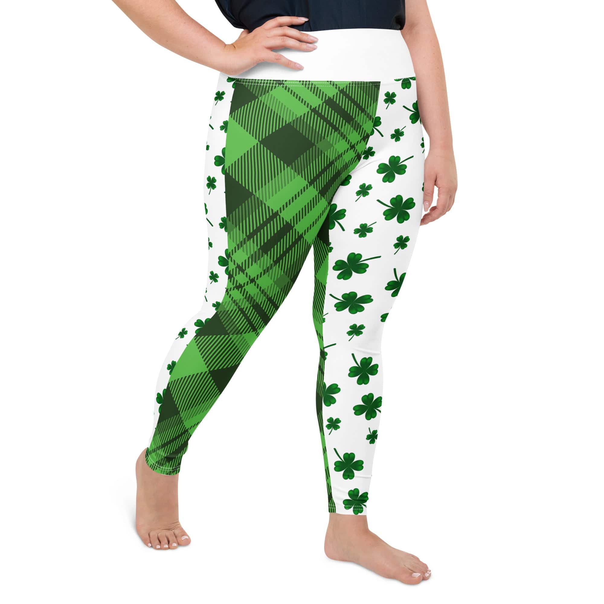 Shamrock & Tartan Plus Size Leggings