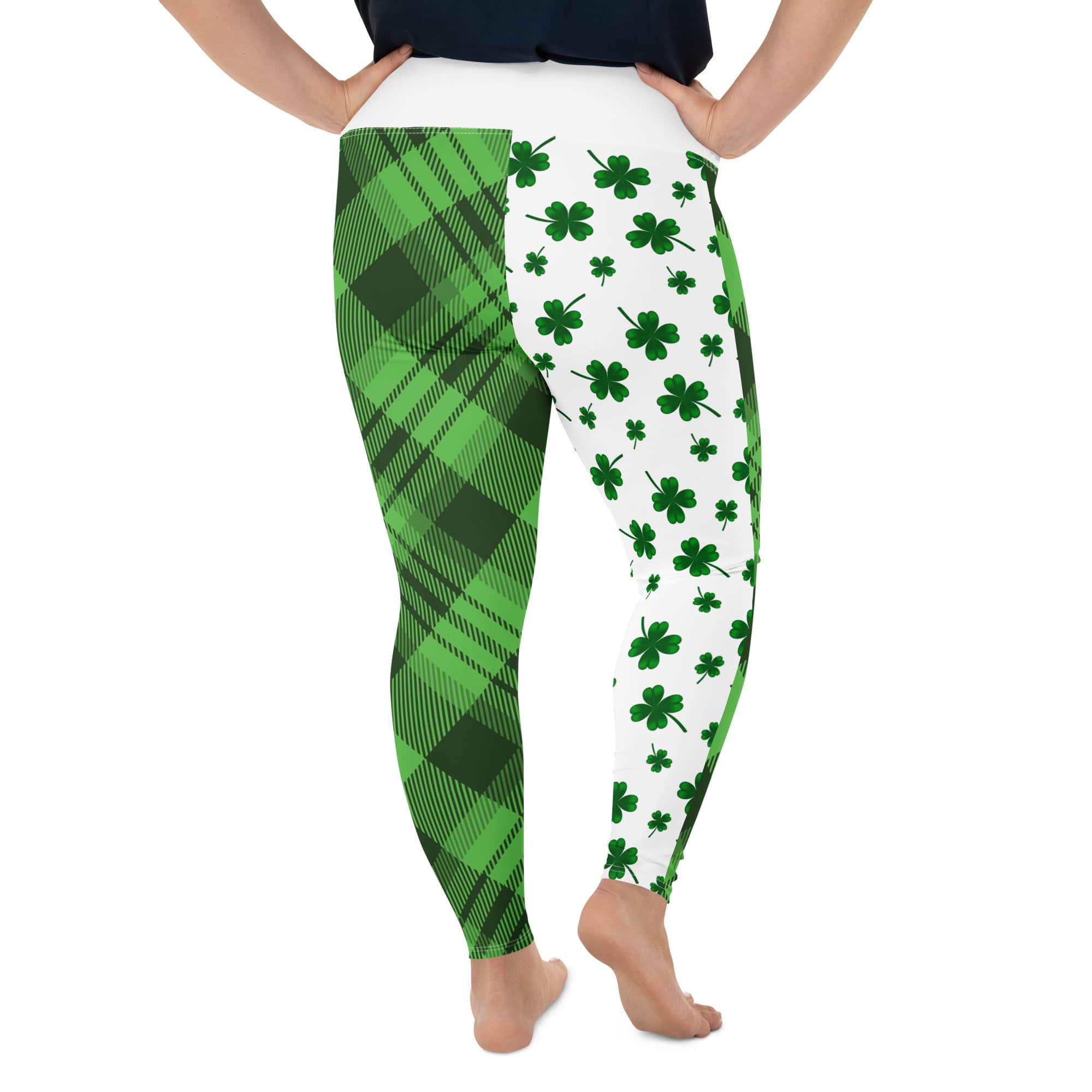 Shamrock & Tartan Plus Size Leggings