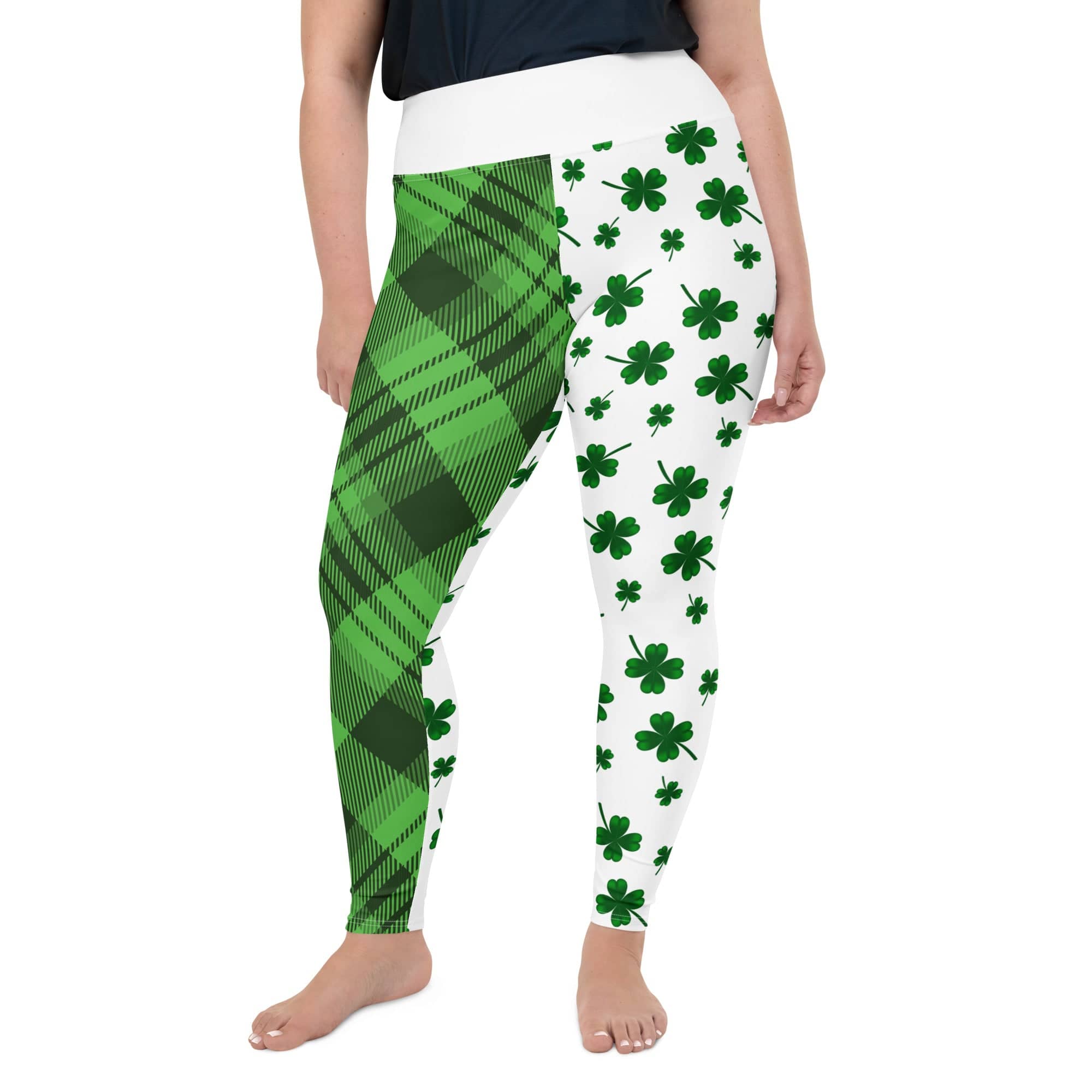 Shamrock & Tartan Plus Size Leggings