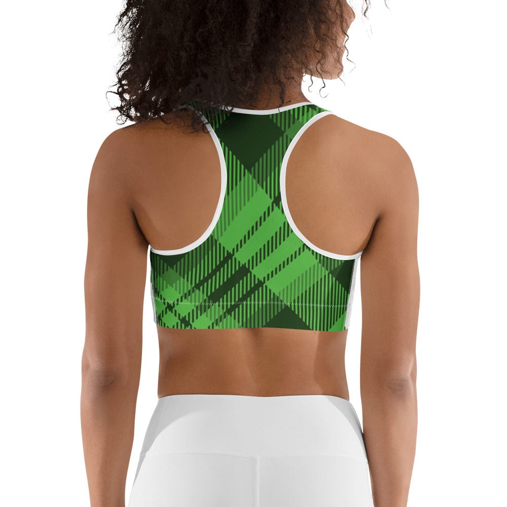 Shamrock & Tartan Sports Bra
