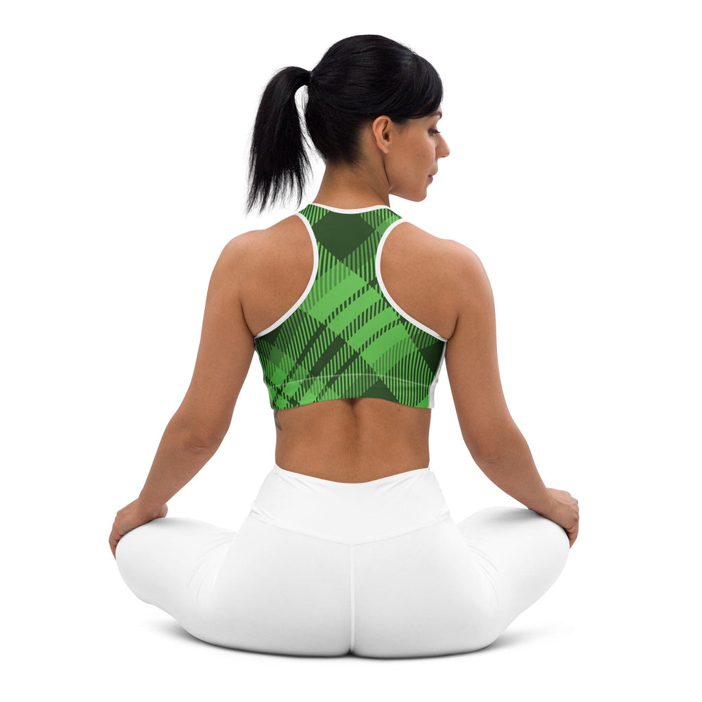 Shamrock & Tartan Sports Bra