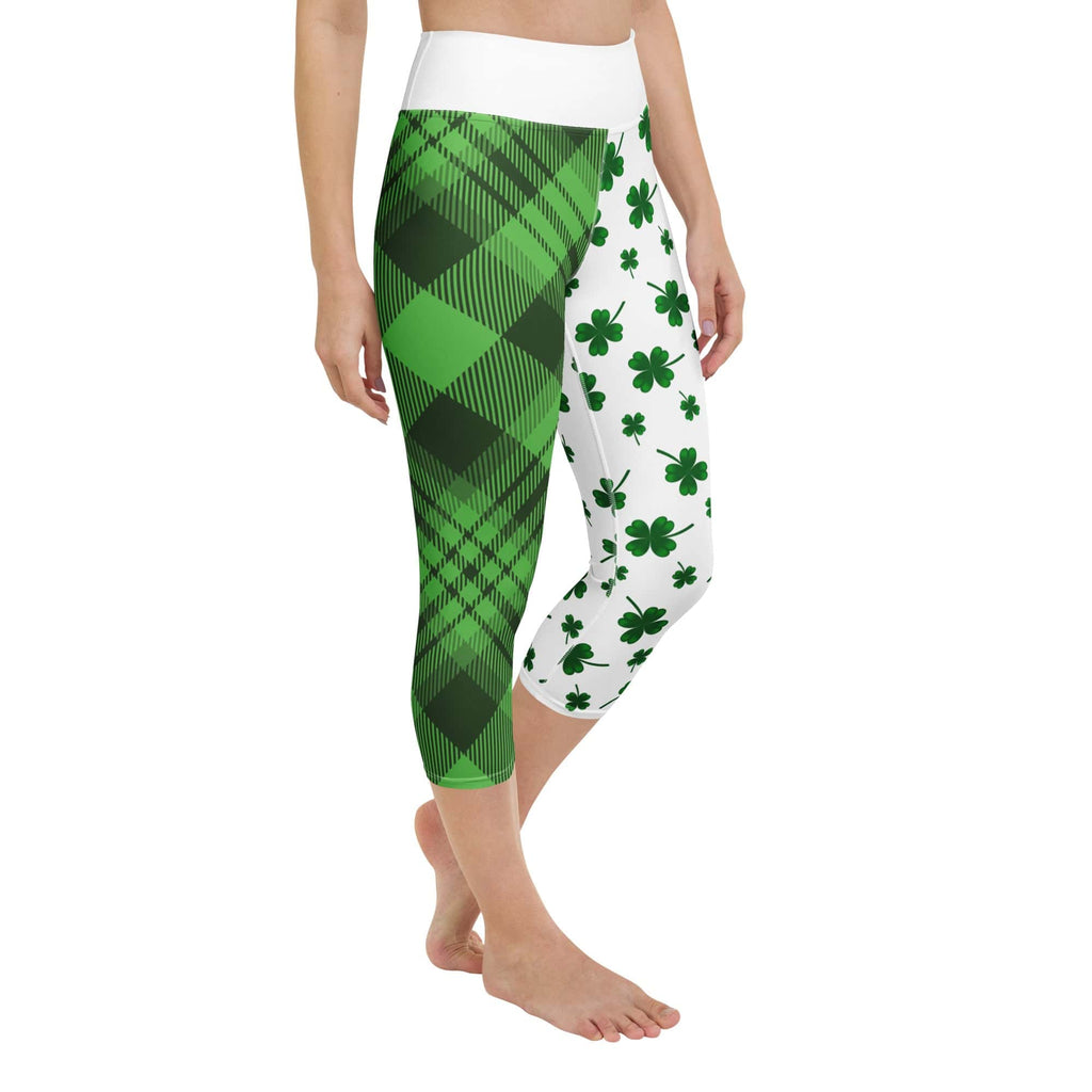 Shamrock & Tartan Yoga Capris
