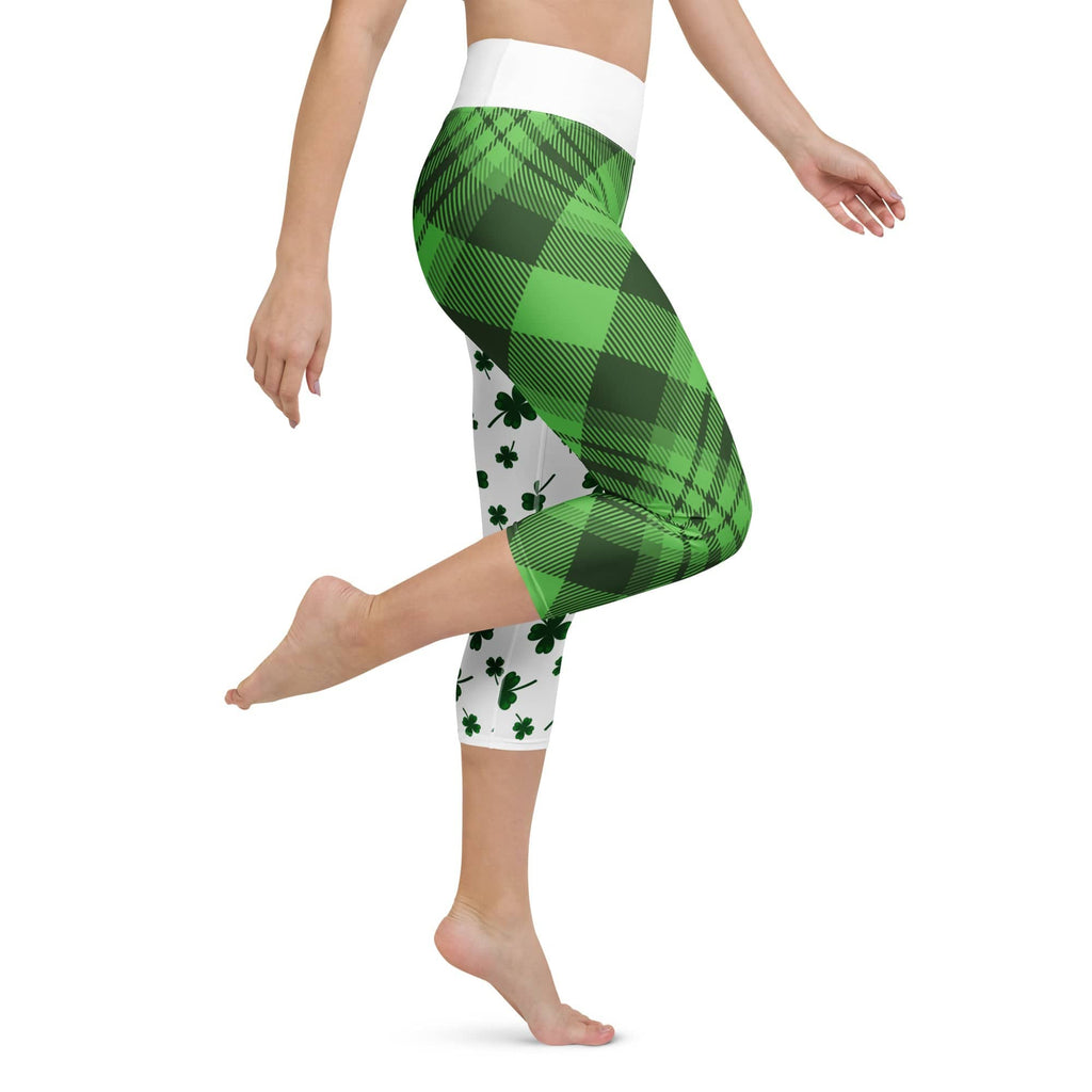 Shamrock & Tartan Yoga Capris