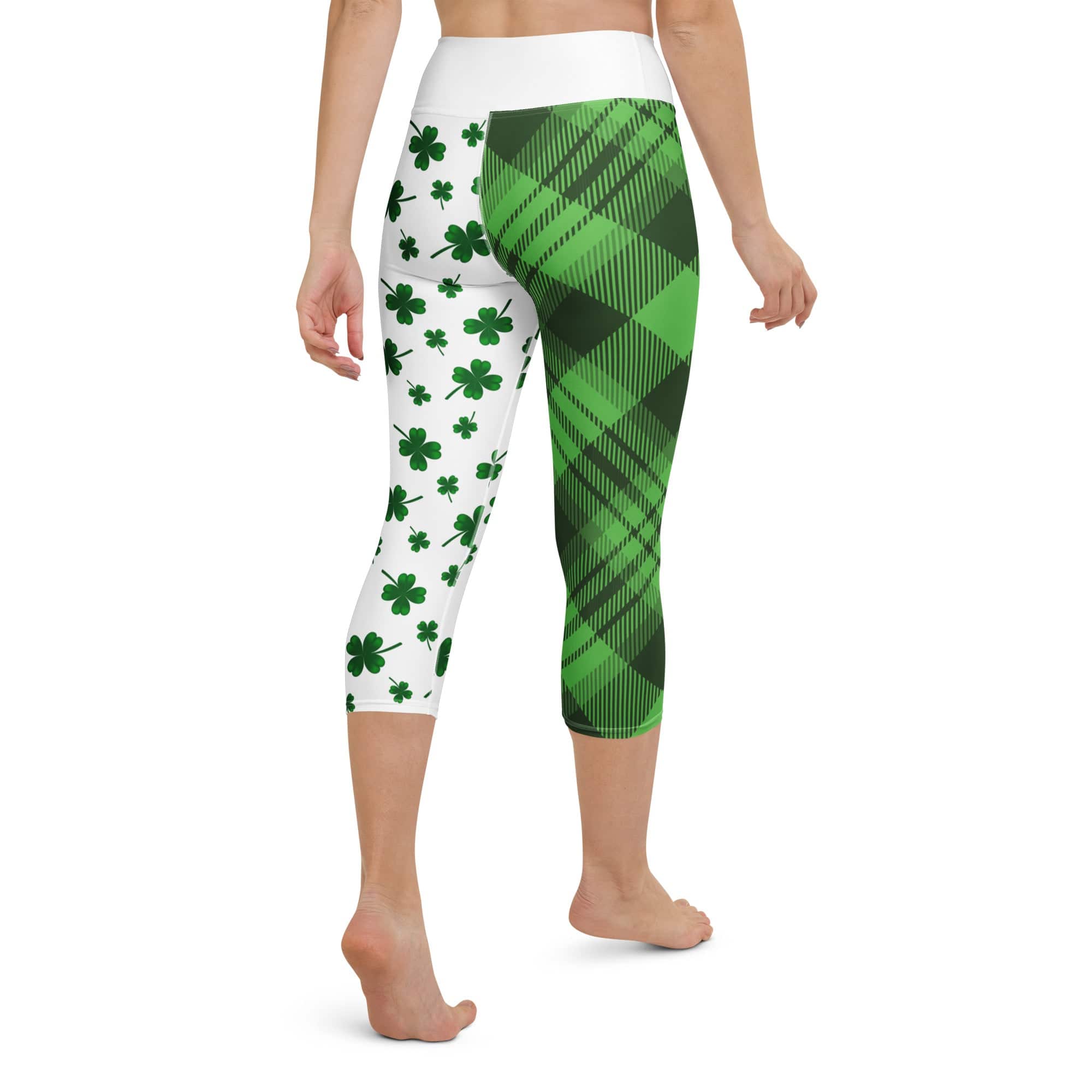 Shamrock & Tartan Yoga Capris