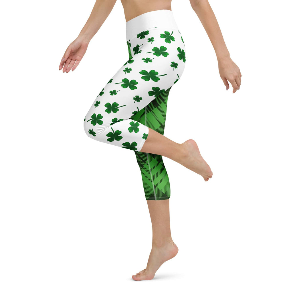 Shamrock & Tartan Yoga Capris
