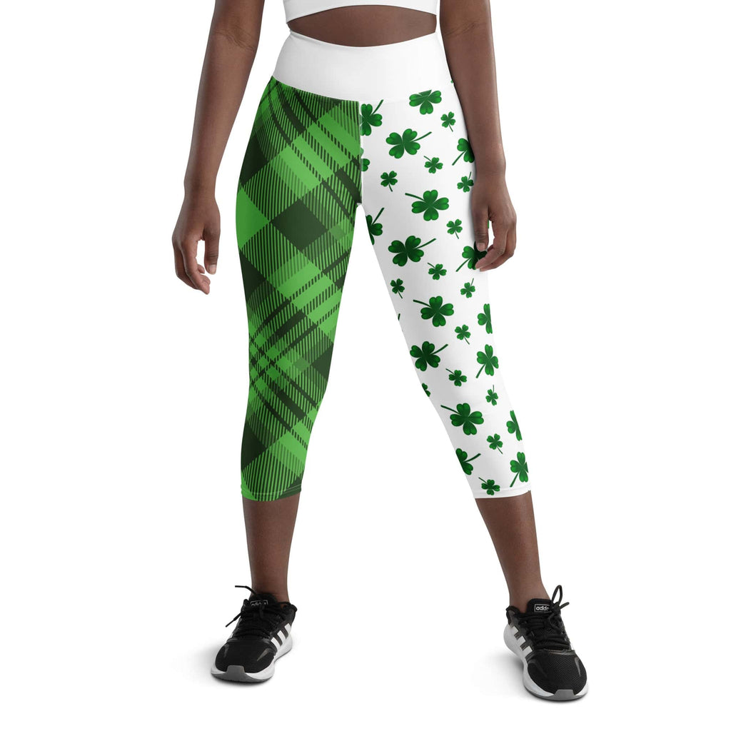 Shamrock & Tartan Yoga Capris