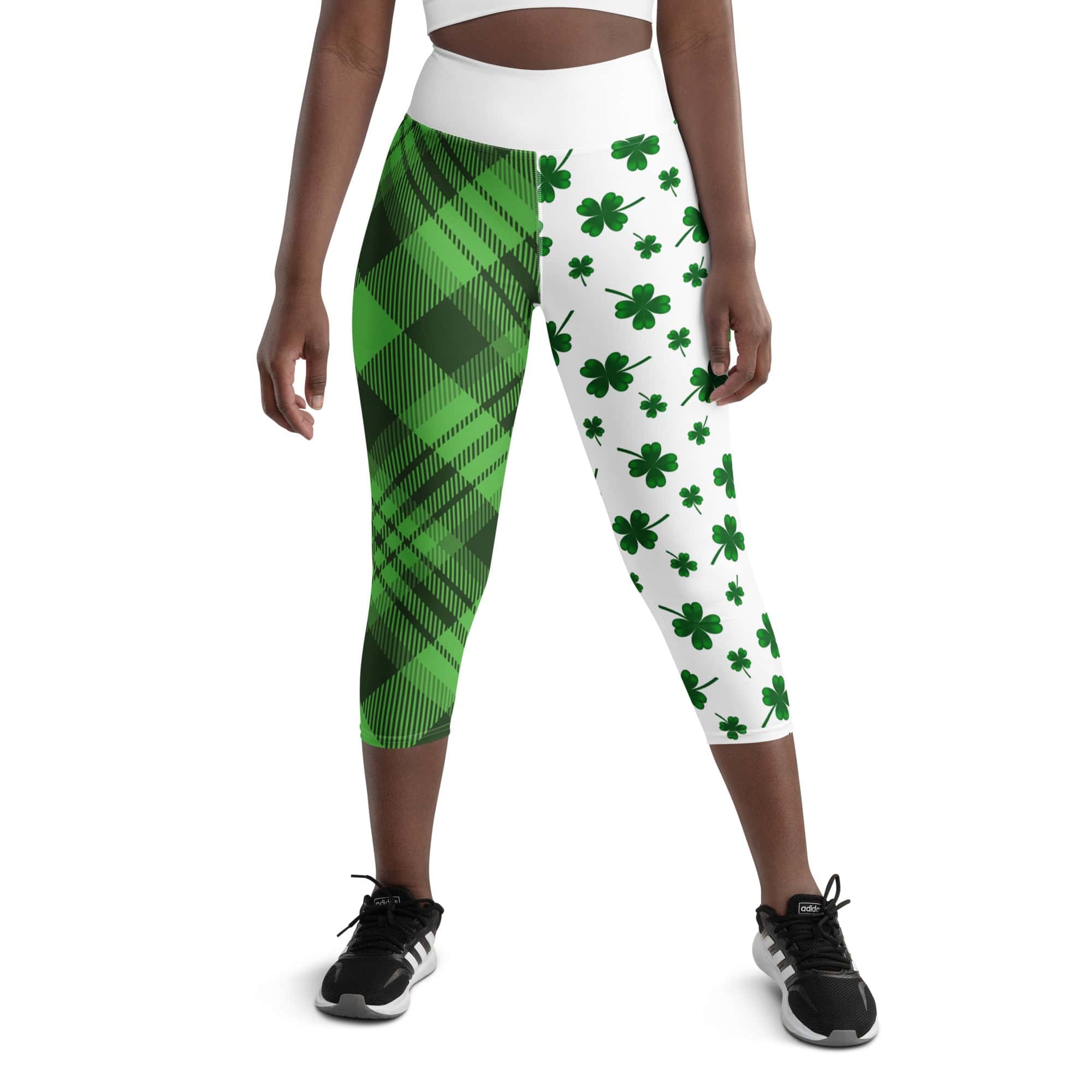 Shamrock & Tartan Yoga Capris