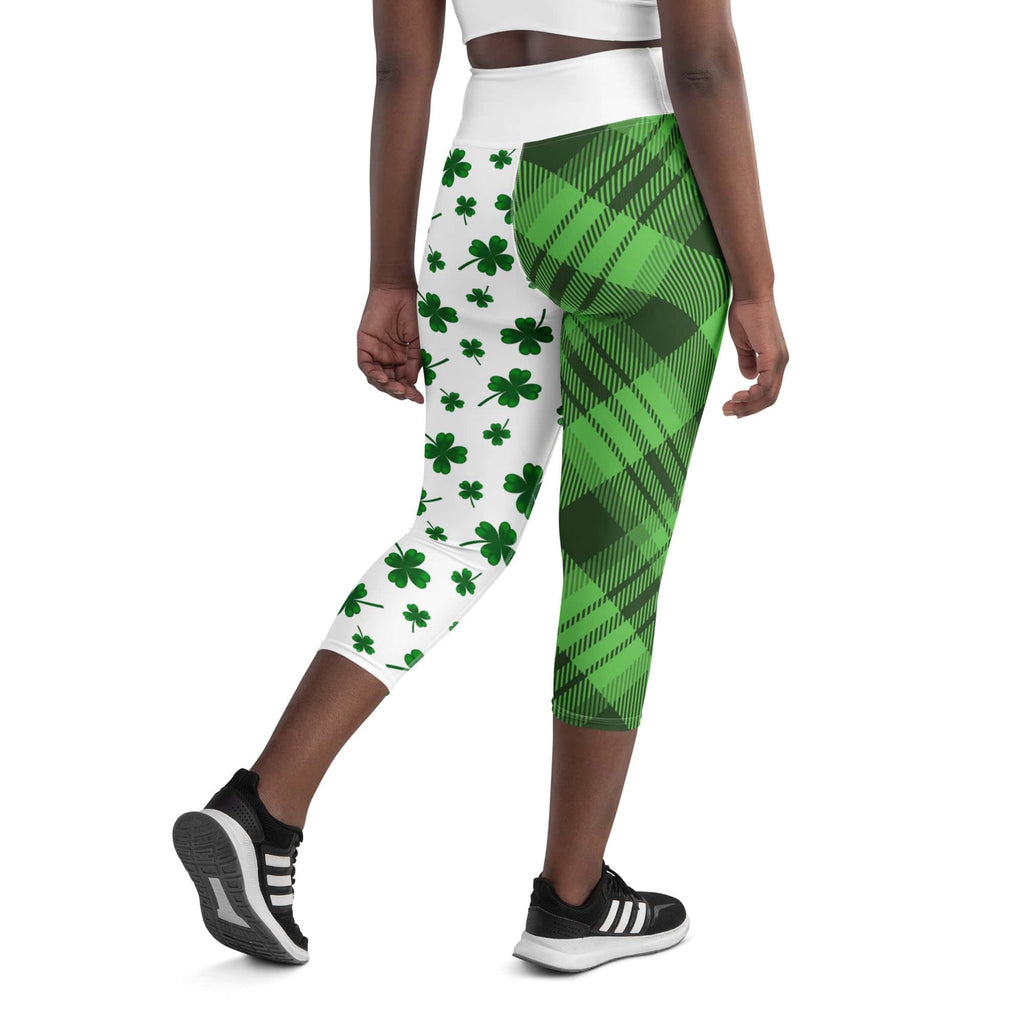Shamrock & Tartan Yoga Capris