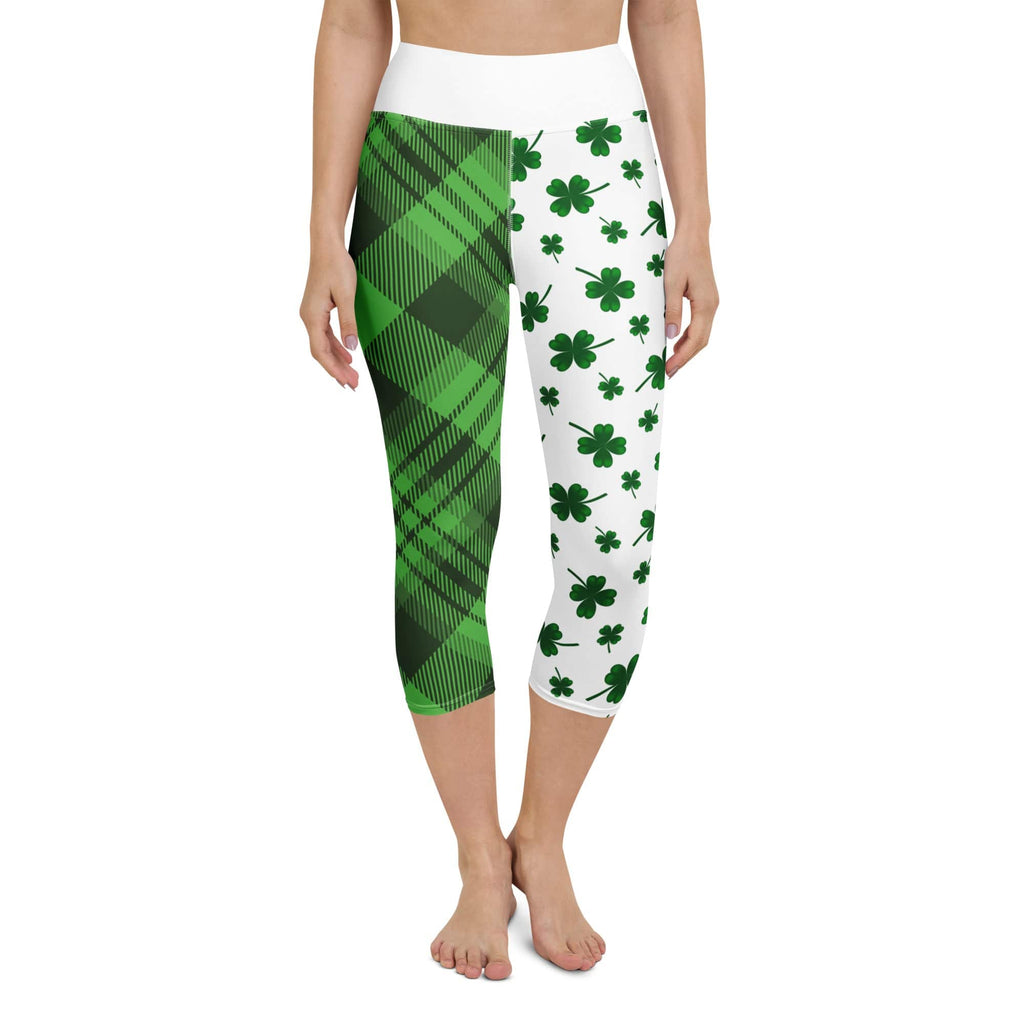 Shamrock & Tartan Yoga Capris