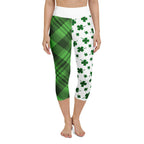 Shamrock & Tartan Yoga Capris