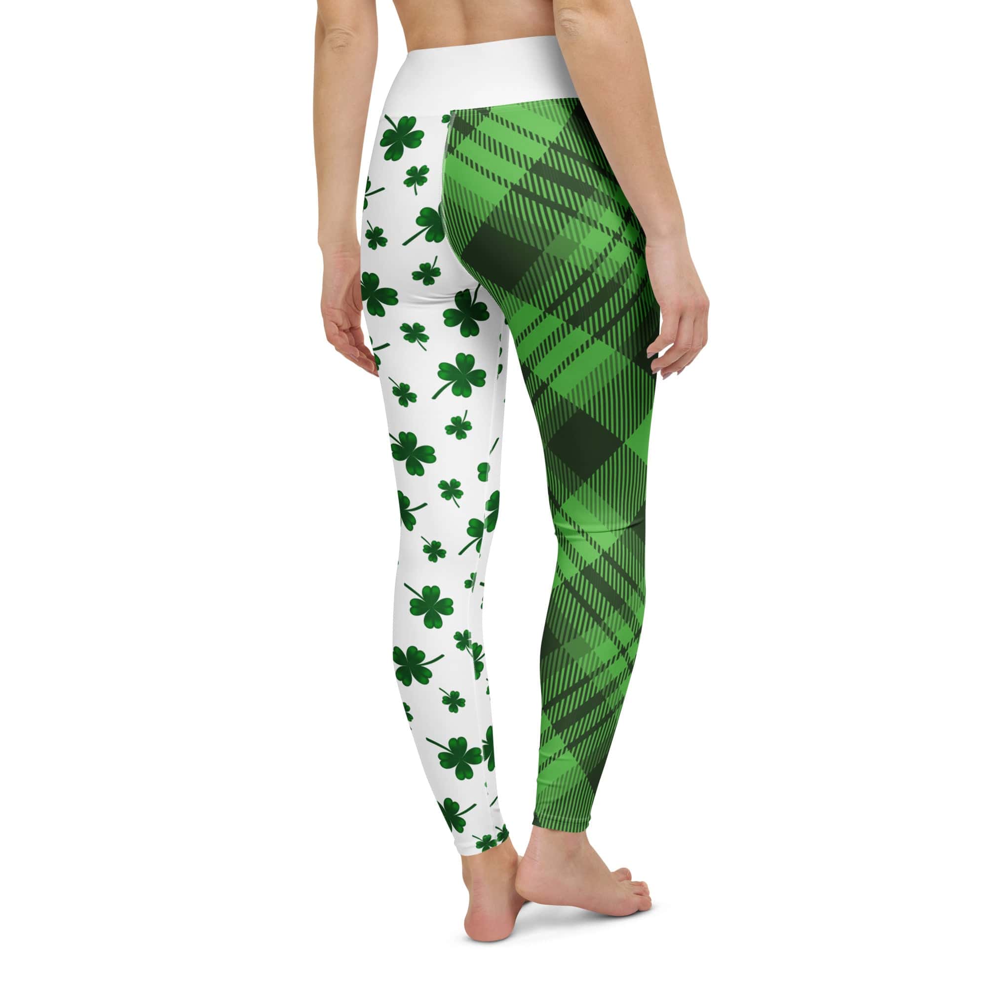 Shamrock & Tartan Yoga Leggings