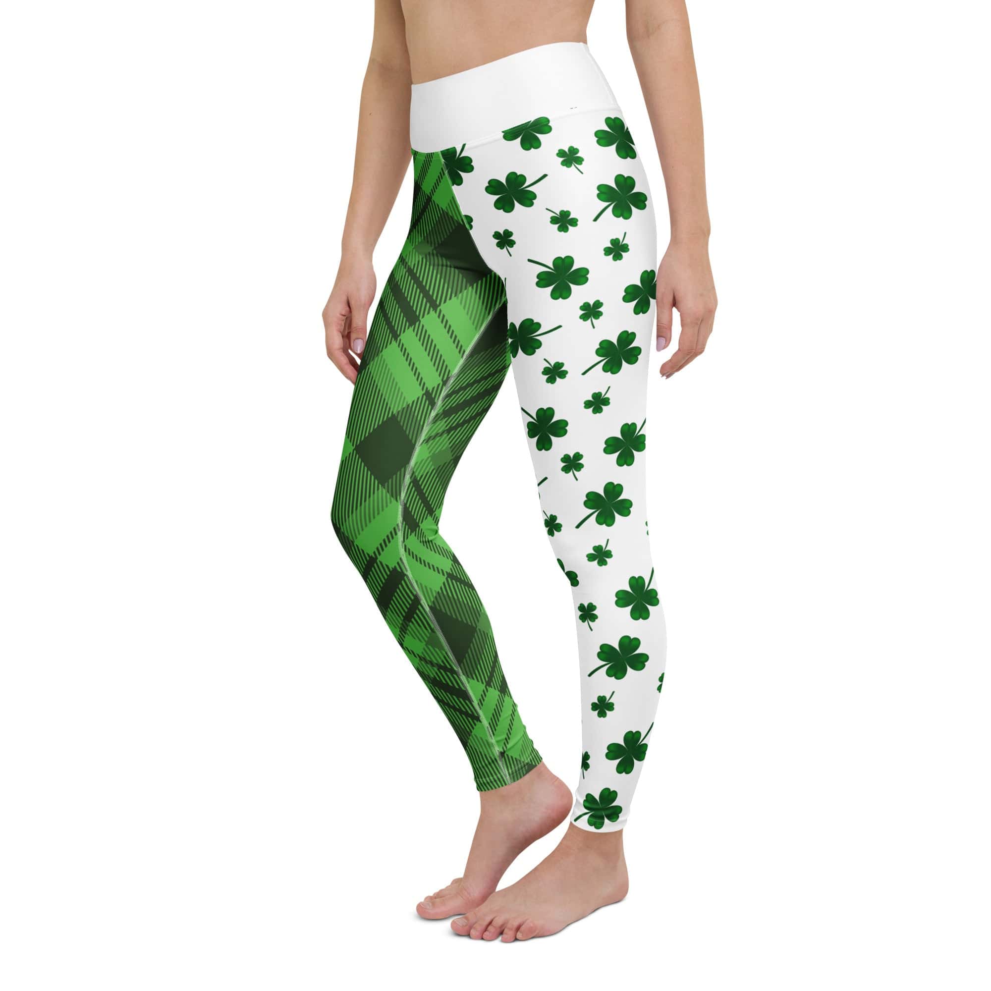 Shamrock & Tartan Yoga Leggings