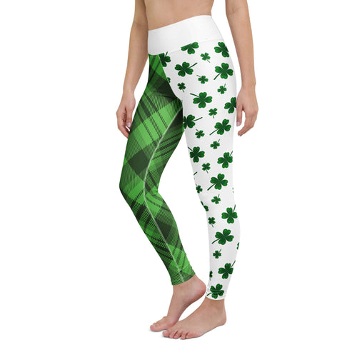 Shamrock & Tartan Yoga Leggings