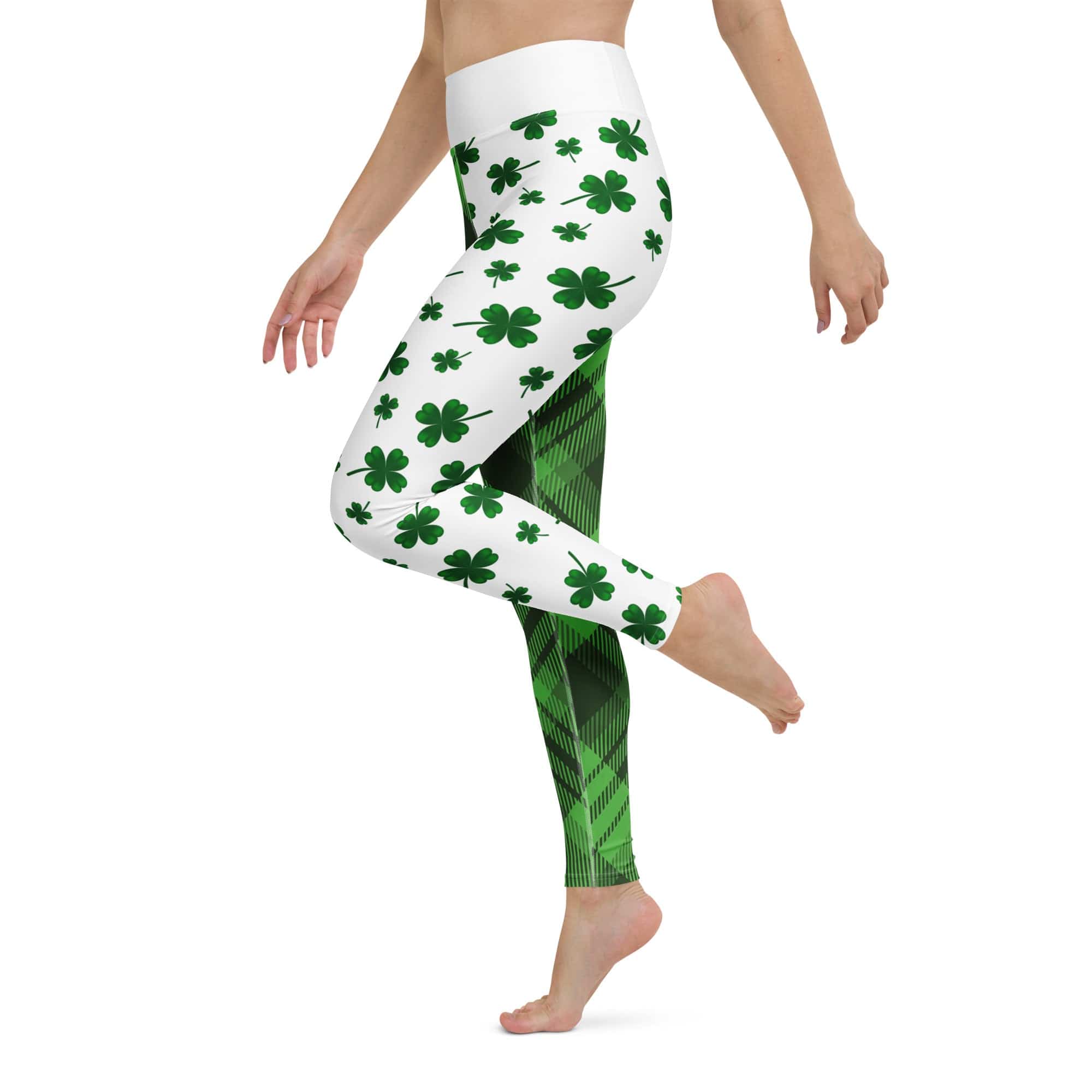 Shamrock & Tartan Yoga Leggings