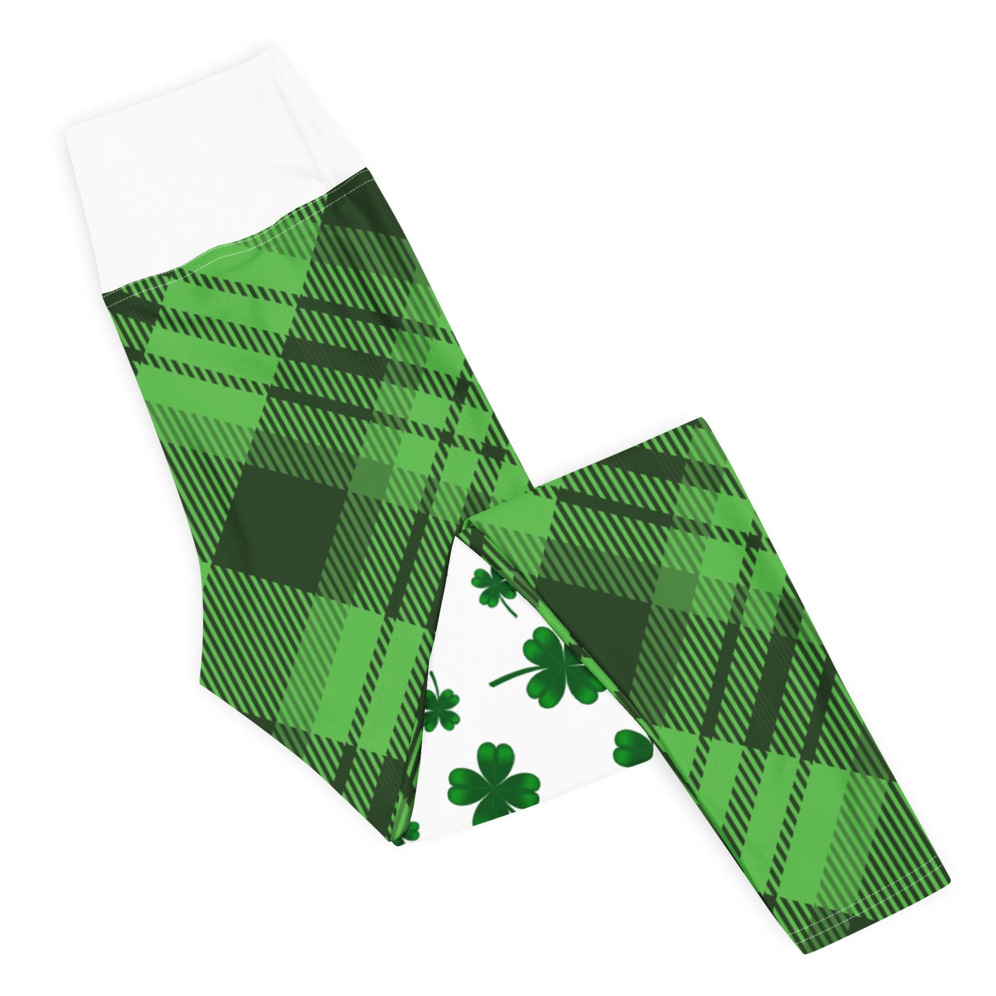 Shamrock & Tartan Yoga Leggings
