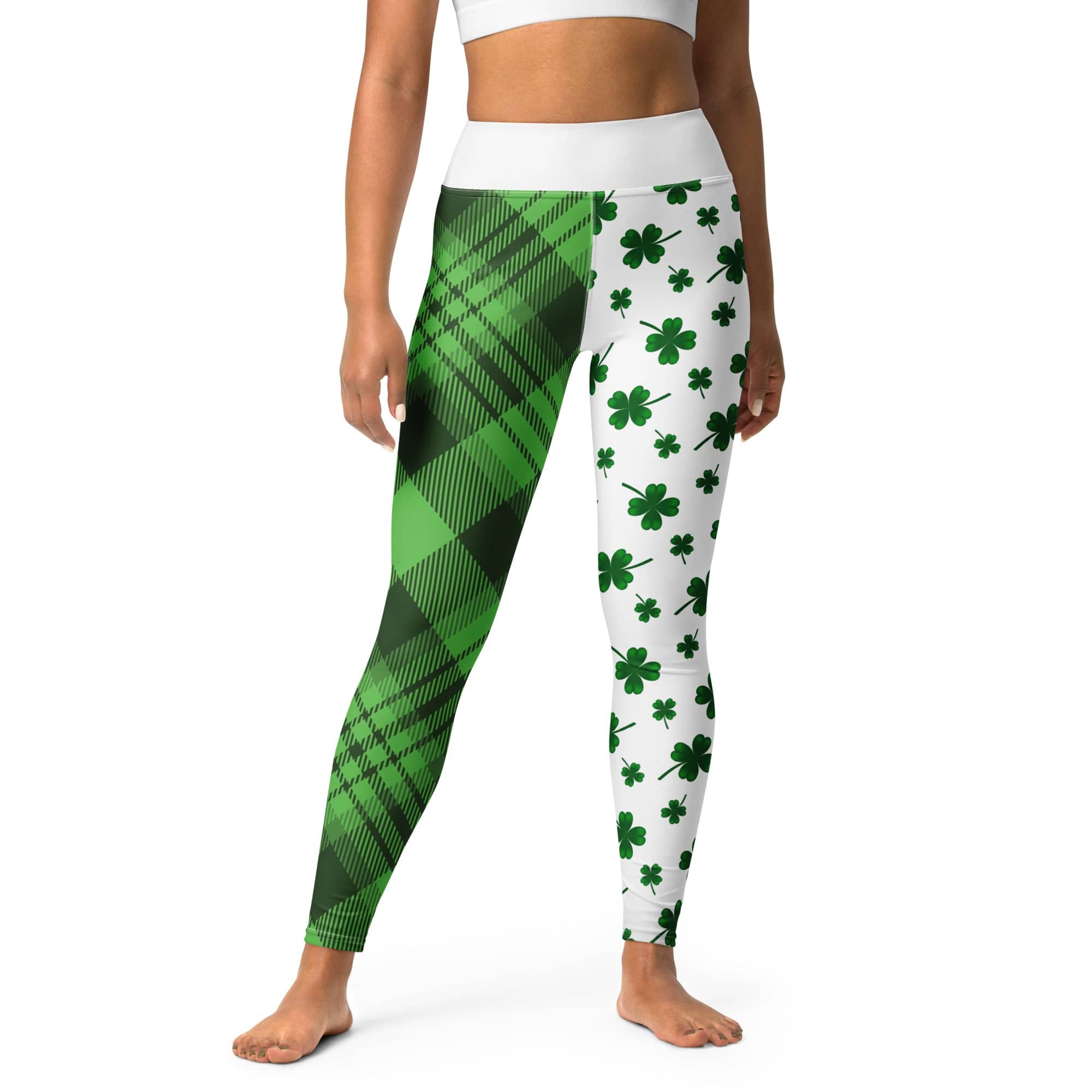 Shamrock & Tartan Yoga Leggings