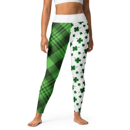 Shamrock & Tartan Yoga Leggings