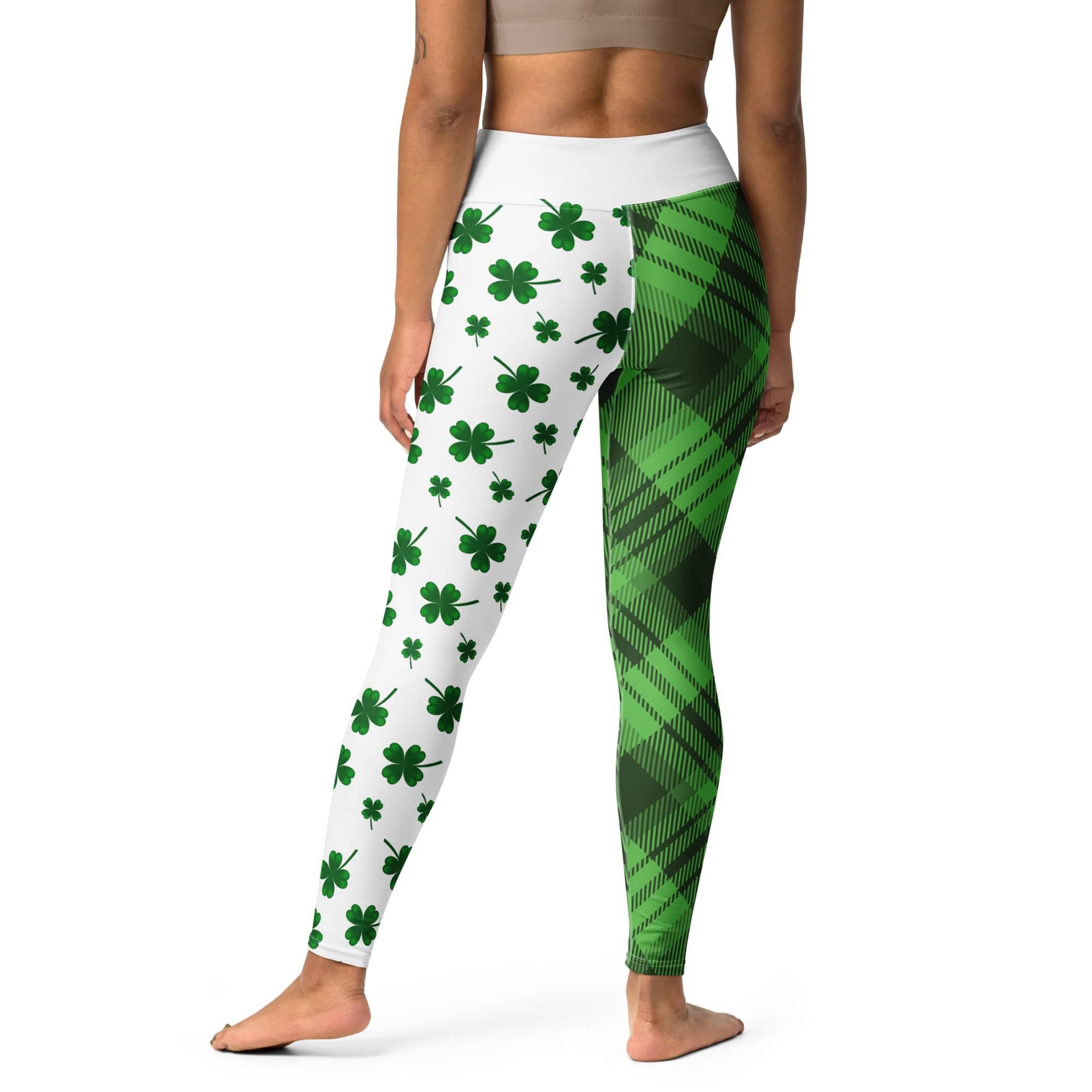 Shamrock & Tartan Yoga Leggings