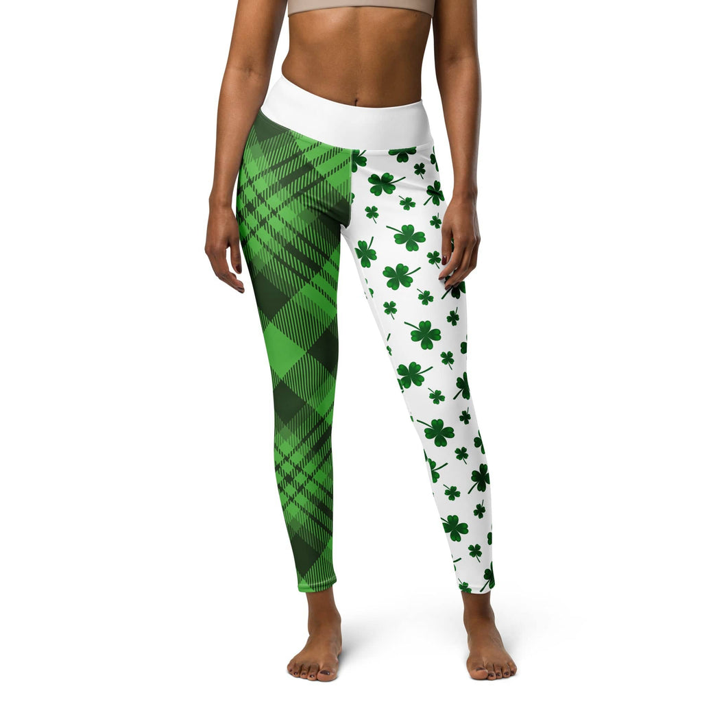 Shamrock & Tartan Yoga Leggings