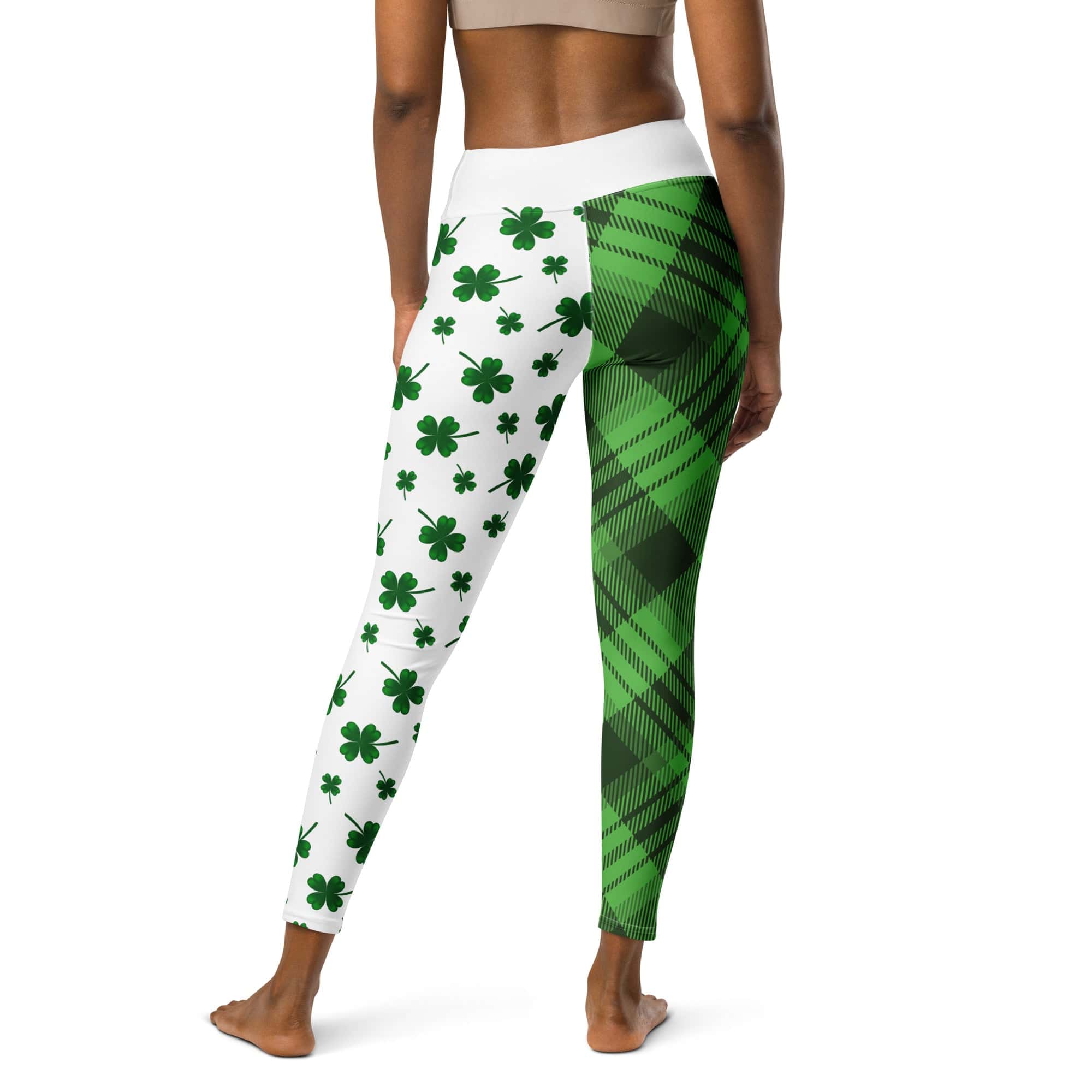 Shamrock & Tartan Yoga Leggings