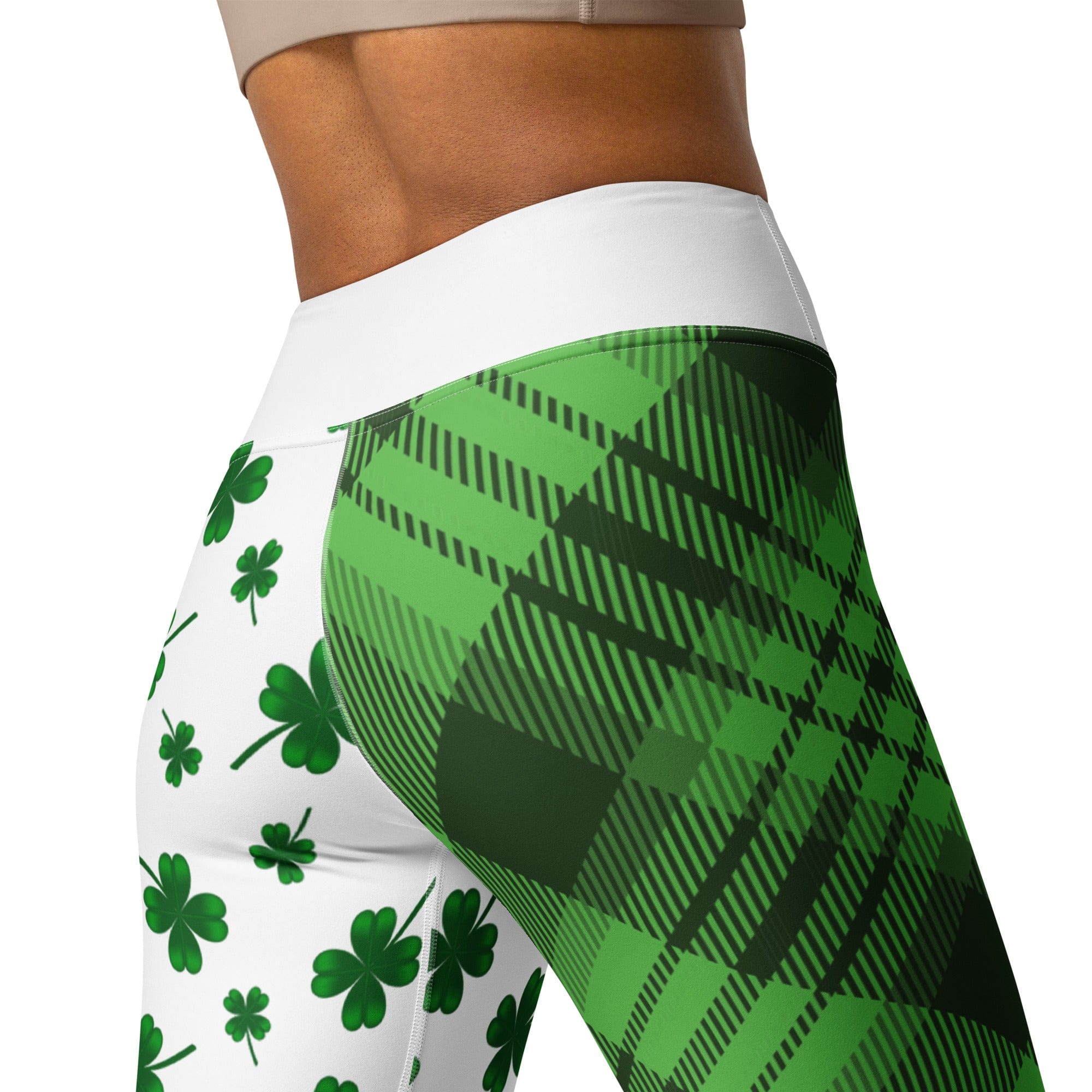 Shamrock & Tartan Yoga Leggings