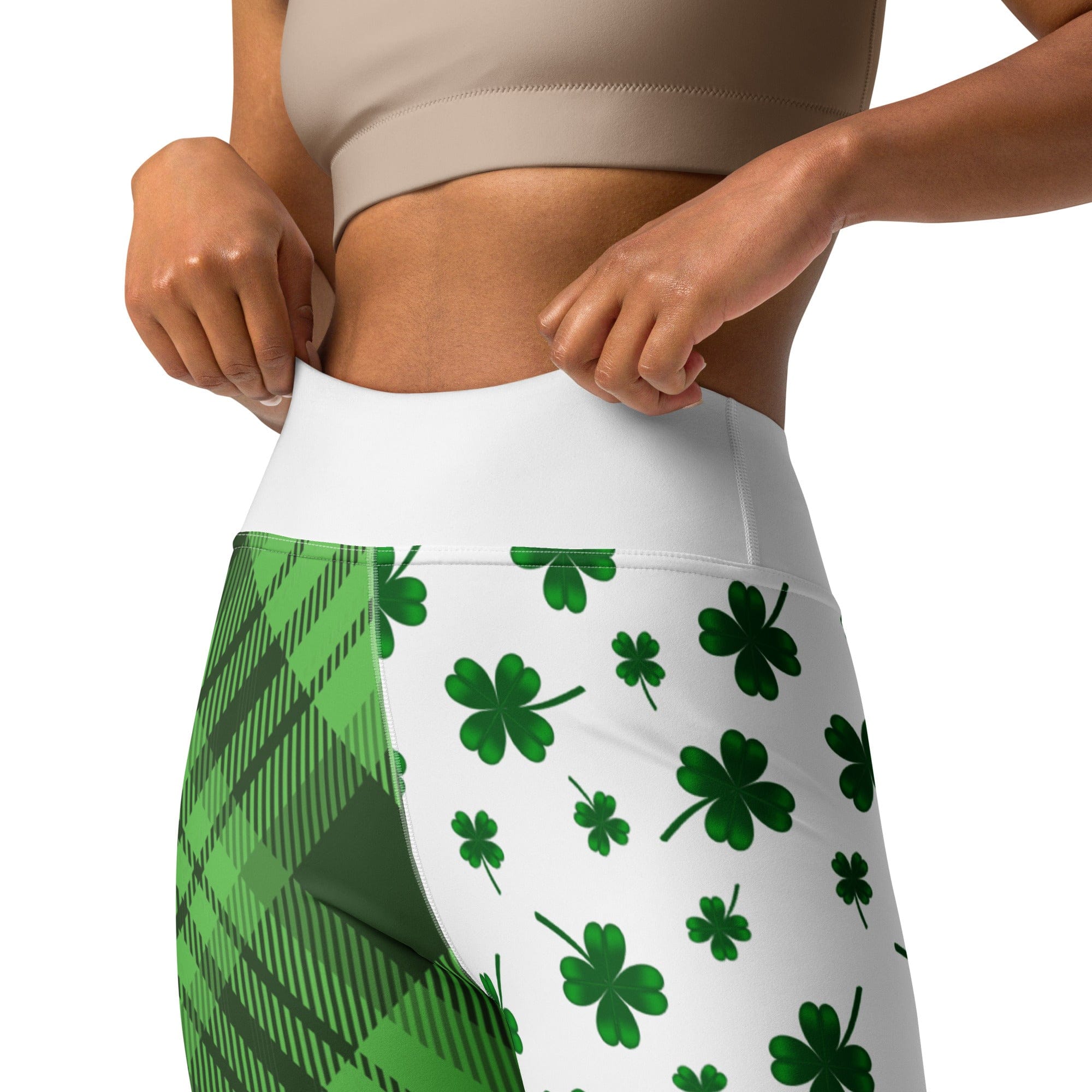 Shamrock & Tartan Yoga Leggings