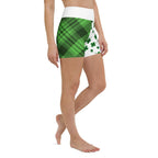 Shamrock & Tartan Yoga Shorts
